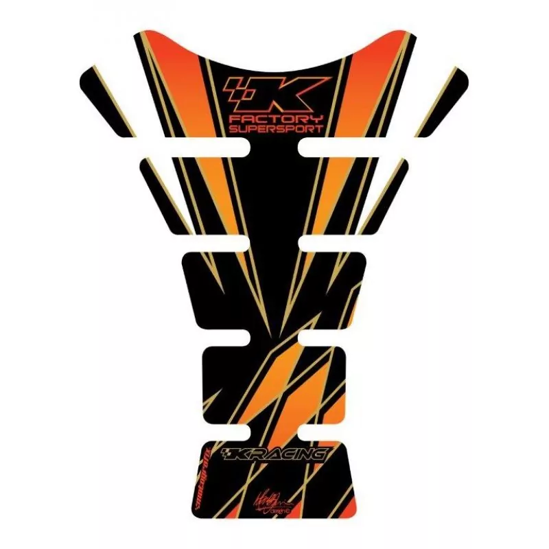 Motografix Kawasaki ZX- 6 / 7 / 10 R 3D Gel Quad Tank Pad Protector TK006KO