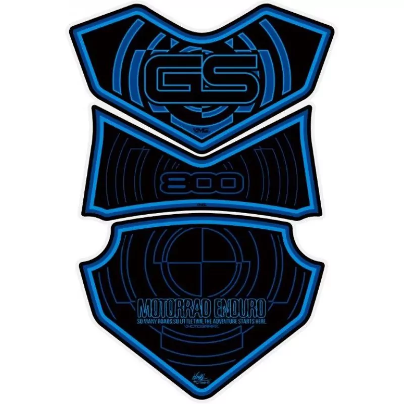 BMW F 800 GS Motografix 3D Gel Tank Pad Protector TB011B