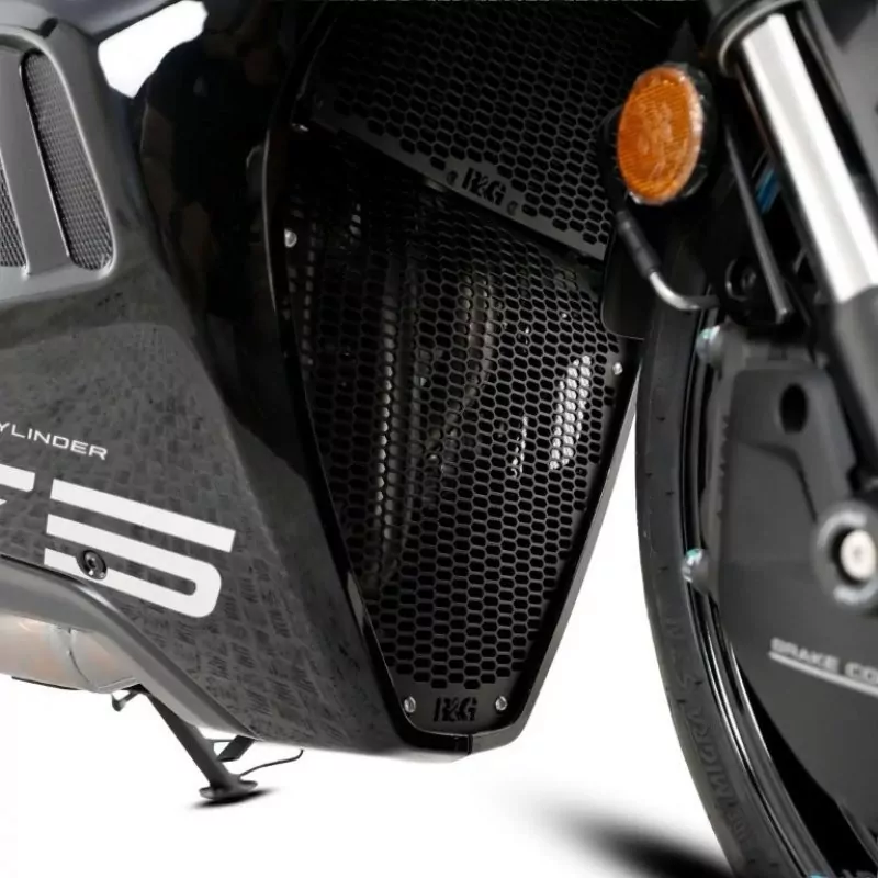 R&G Krümmergitter Schutz PRO BLACK CF Moto 675 SR-R 2025-