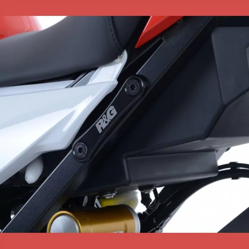 R&G Racing Auspuffhalter Set BLACK BMW S 1000 R 2017-2020