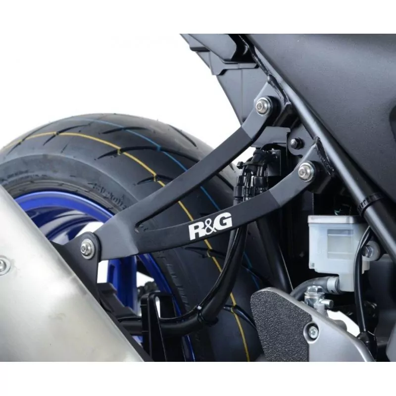 R&G Racing Auspuffhalter BLACK Suzuki SV 650 2016- / SV 650 X 2018-2019