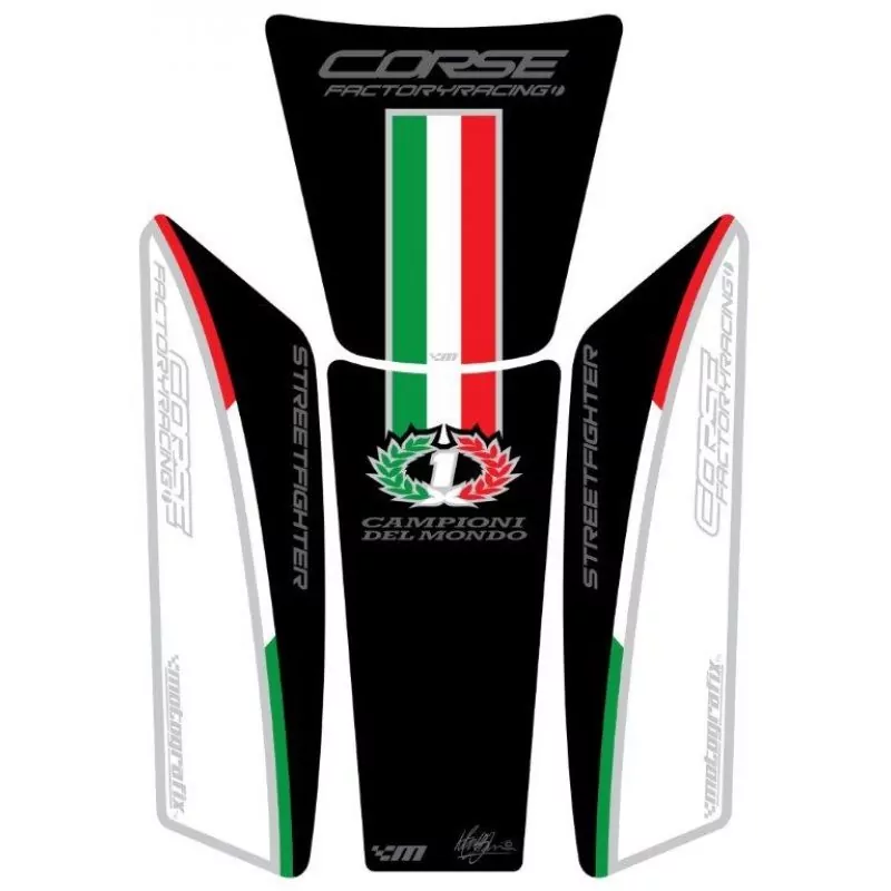 Ducati Streetfighter Motografix 3D Gel Tank Pad Protector TDSFW