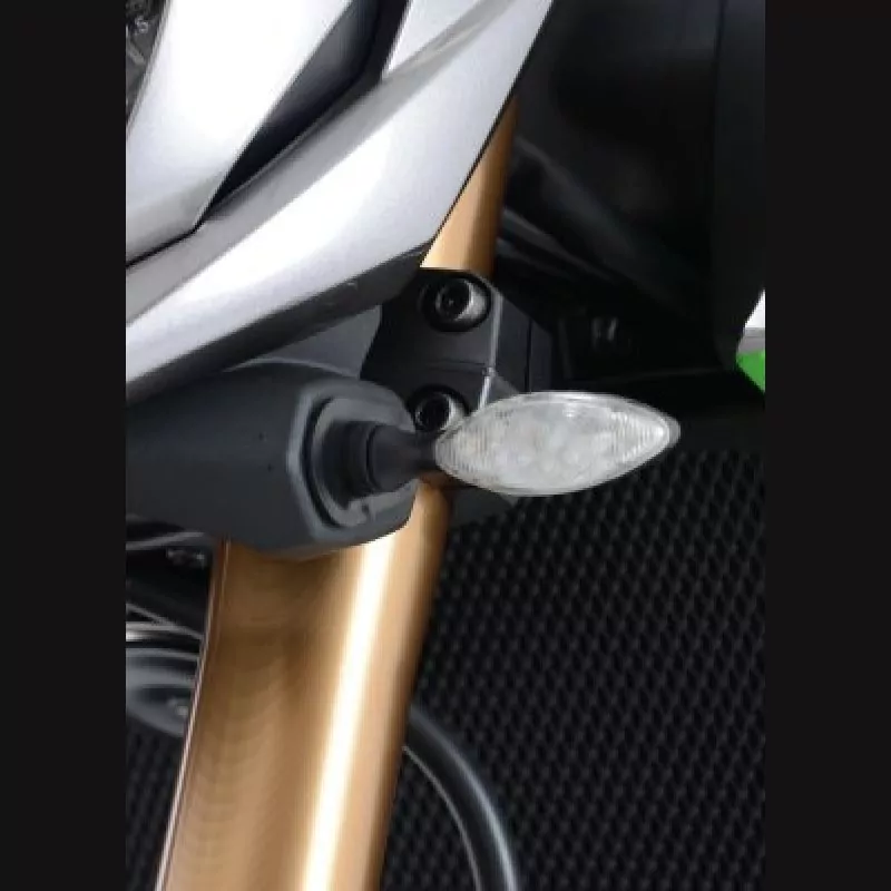 R&G Micro Blinker Adapter Set vorn Kawasaki Versys 650 / Z 650 / Ninja 250 / 300