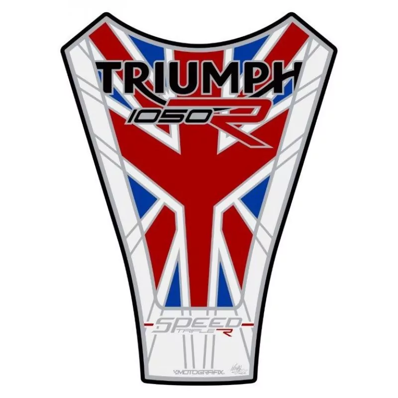 Motografix Triumph Speed Triple 1050 RS 3D Gel Tank Pad Protector TT034UJW