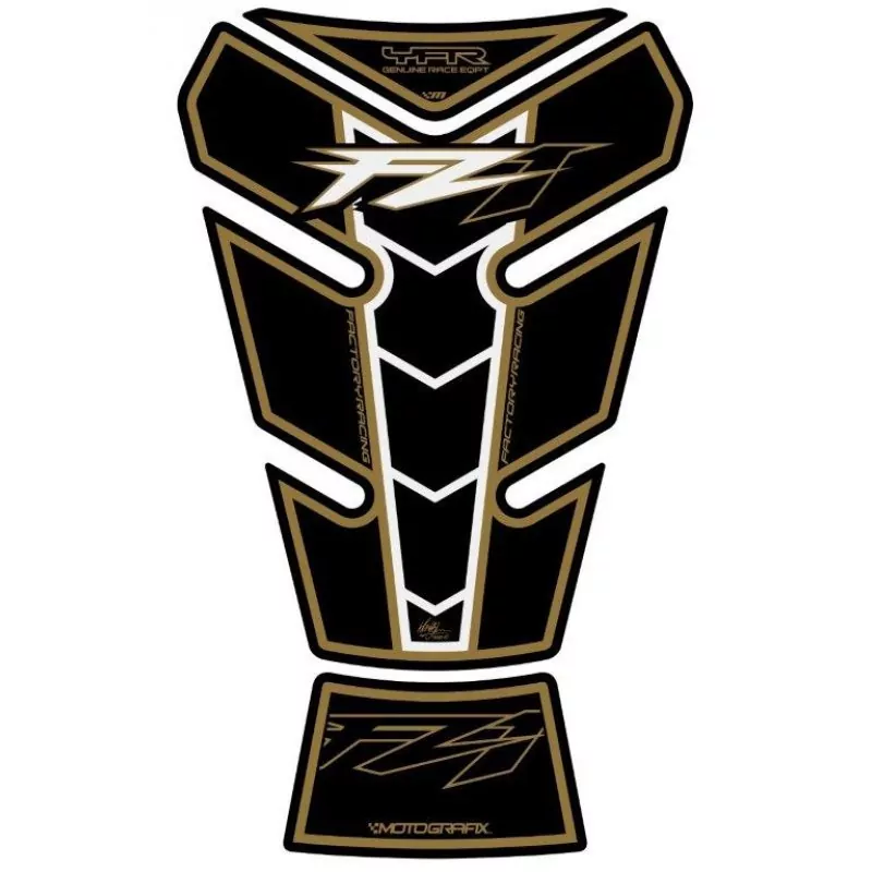 Motografix Yamaha FZ 1 Black 3D Gel Tank Pad Protector TY019KA