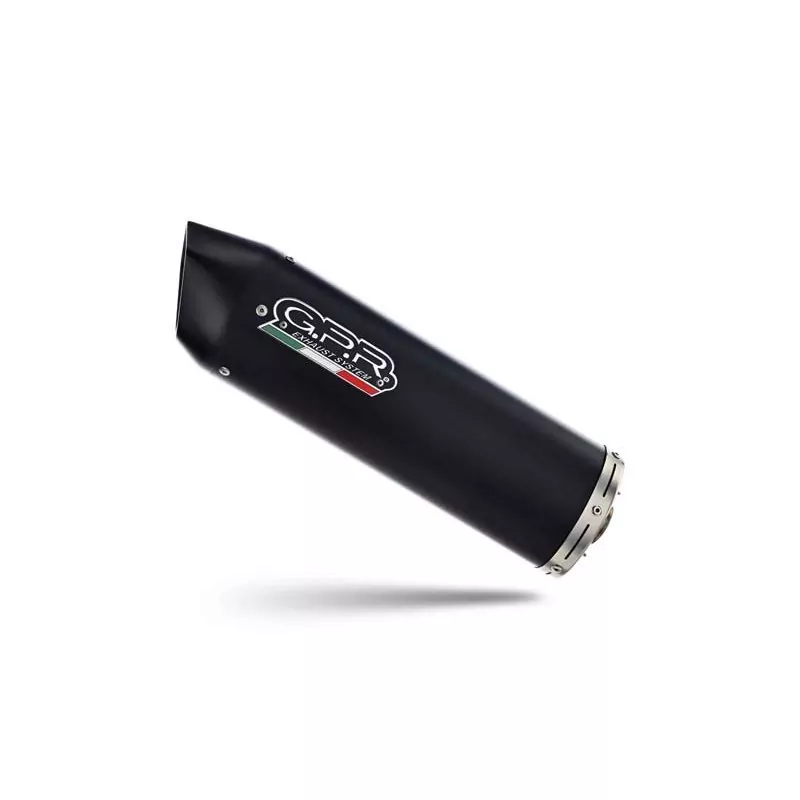 Aprilia Rx 125 2018-2020, Furore Nero, Racing slip-on exhaust, including link pipe and removable db killer NO