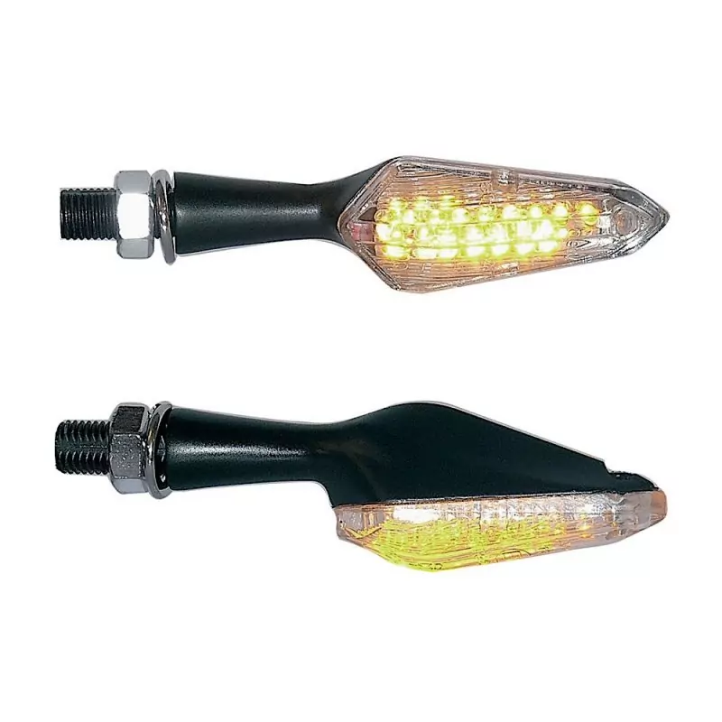 FAR Motorrad LED Blinker Arrow Line | Aluminium | Paar | E-geprüft | M8