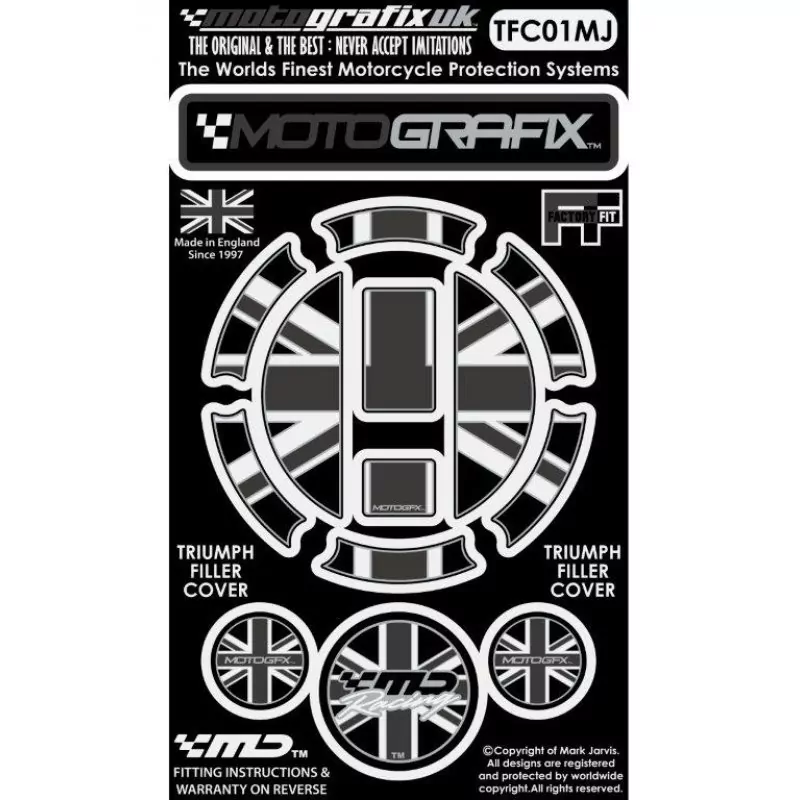 Motografix Tankdeckel Protektor Triumph Modelle TFC01MJ