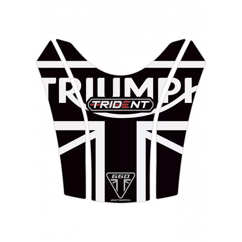 Triumph 2021 TRIDENT 660 3D Gel Motografix Tank Pad Protector TT048WK