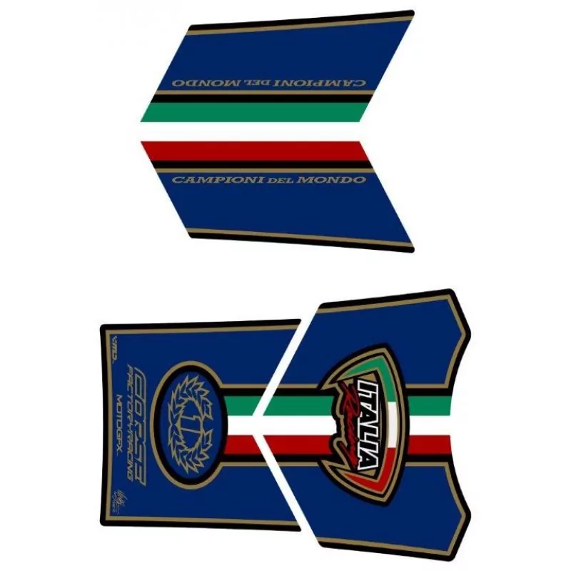 Ducati Corse #1 Motografix 3D Gel Tank Pad Protector TD008BE