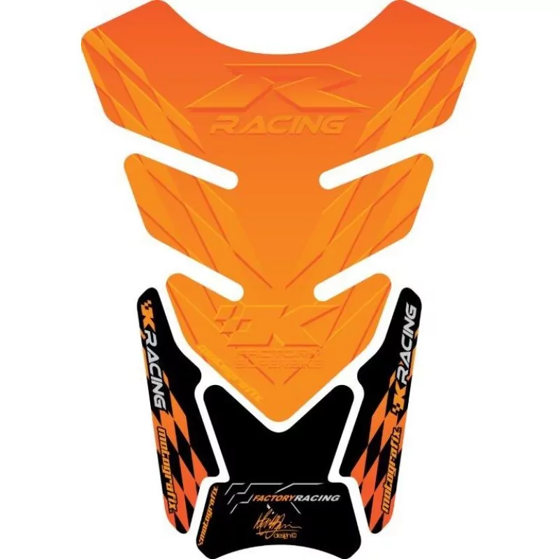 Motografix Kawasaki ZX- 6 / 7 / 10 R 3D Gel Quad Tank Pad Protector TK008O