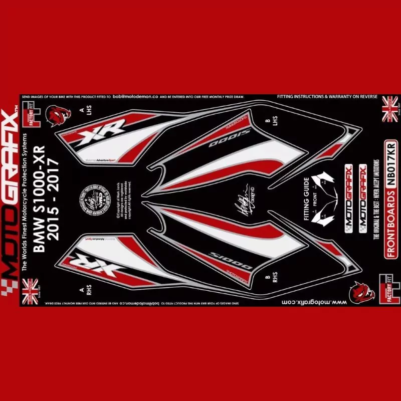 Motografix Steinschlagschutz vorn BMW S 1000 XR 2015- NB017KR