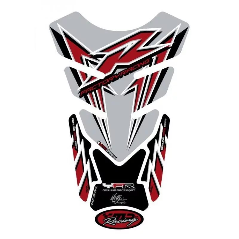 Motografix Yamaha YZF R6 / R1 / R25 / R3 3D Gel Tank Pad Protector TY010S