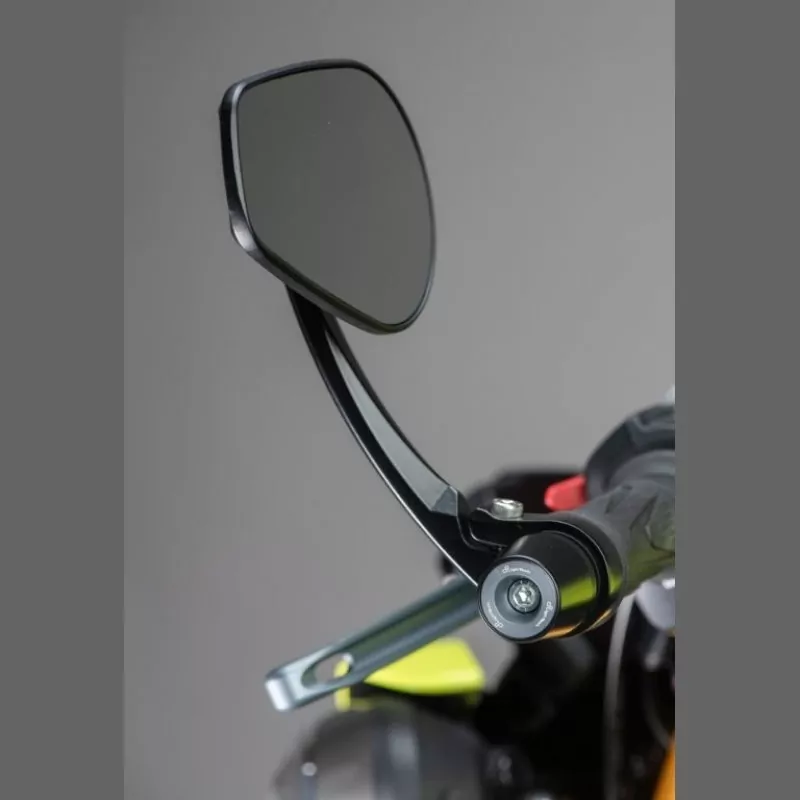Lightech Aluminium Lenkerenden Spiegel Paar Carbon