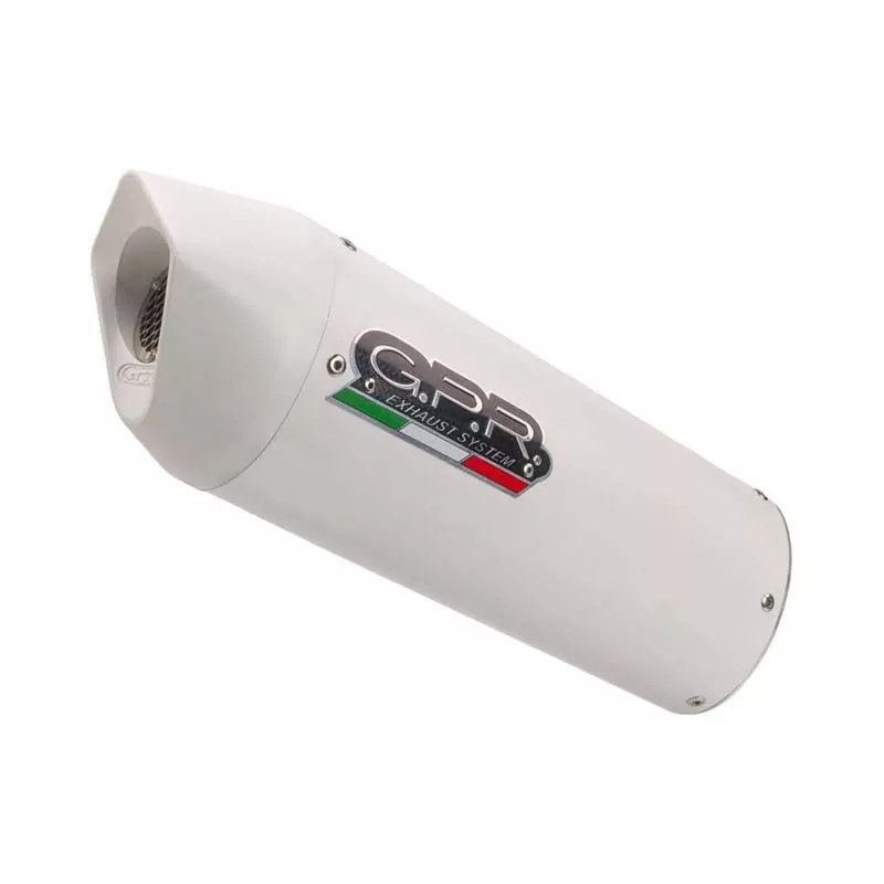 Aprilia Rx 125 2018-2020, Albus Ceramic, Racing slip-on exhaust, including link pipe and removable db killer NO