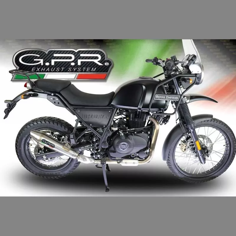 GPR Auspuff System  Royal Enfield Classic / Bullet Efi 500 2009/16 Racing slip-on Auspuff Vintacone Classic / Bullet Efi 500 200