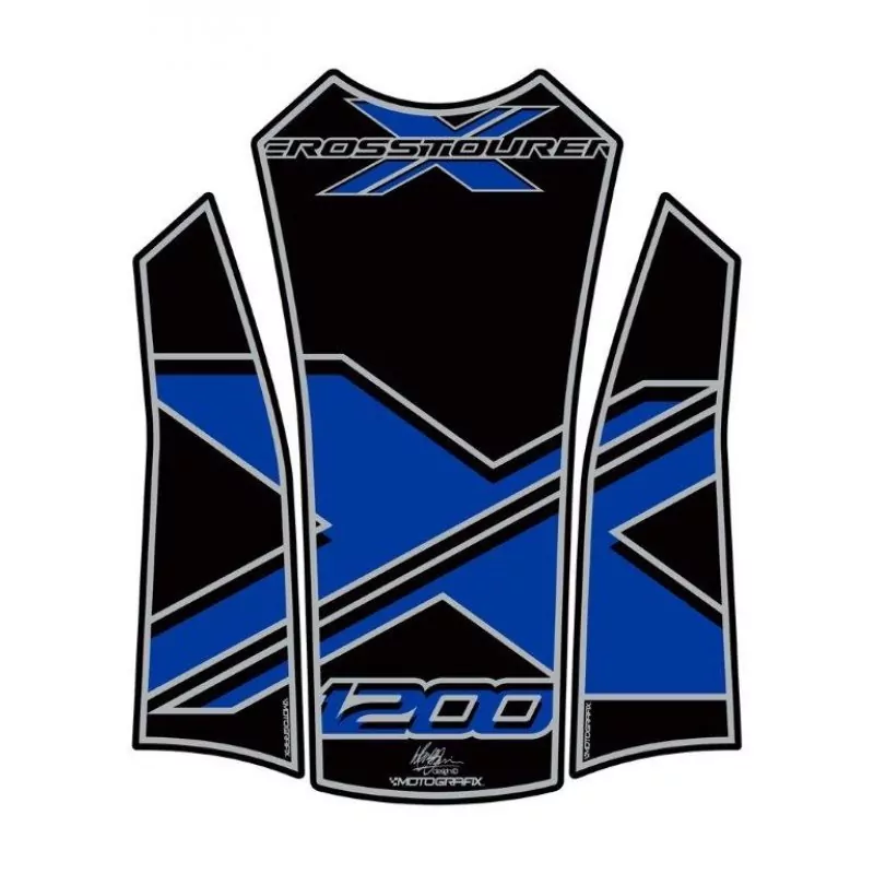 Honda VFR 1200 Crosstourer Motografix 3D Gel Tank Pad Protector TH021KB