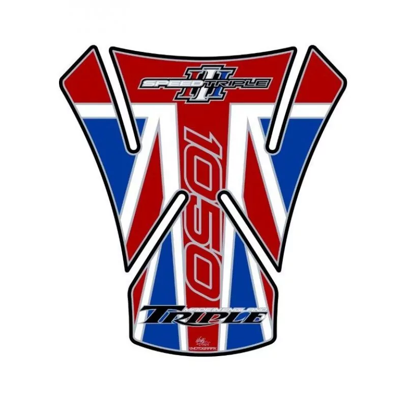 Motografix Triumph Speed Triple 1050 3D Gel Tank Pad Protector TT017UJ