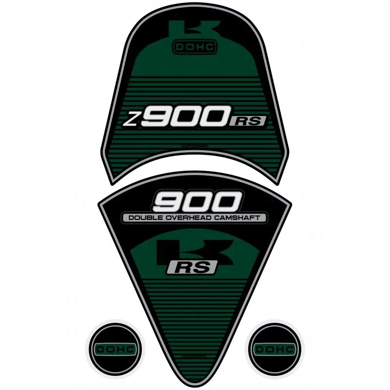 Motografix Kawasaki Z 900 RS 3D Gel Tank Pad Protector TK026DG