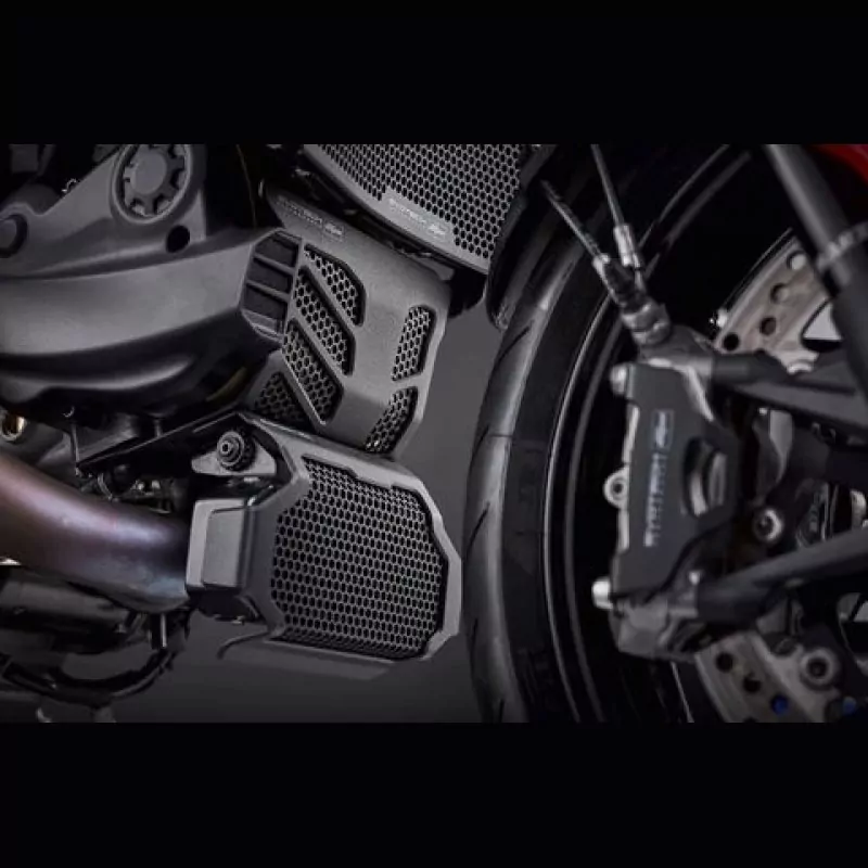 Evotech Kühlerschutz Gitter 3er Set Ducati Hypermotard 950