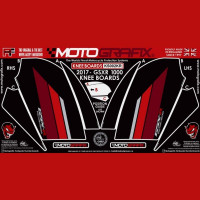 Motografix Fuel Tank Guard Knee Pads SUZUKI GSX-R 1000 / R 2017- KS002KR Motografix Fuel Tank Guard Knee Pads SUZUKI GSX-R 1000 / R 2017- KS002KR