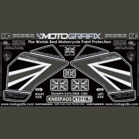 Motografix Fuel Tank Guard Knee Pads Triumph TIGER 1200 2012-2017 KT011MJ Motografix Fuel Tank Guard Knee Pads Triumph TIGER 1200 2012-2017 KT011MJ