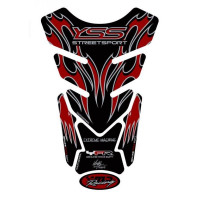 Motografix Yamaha Streetsport Claret 3D Gel Tank Pad Protector TY013C Motografix Yamaha Streetsport Claret 3D Gel Tank Pad Protector TY013C