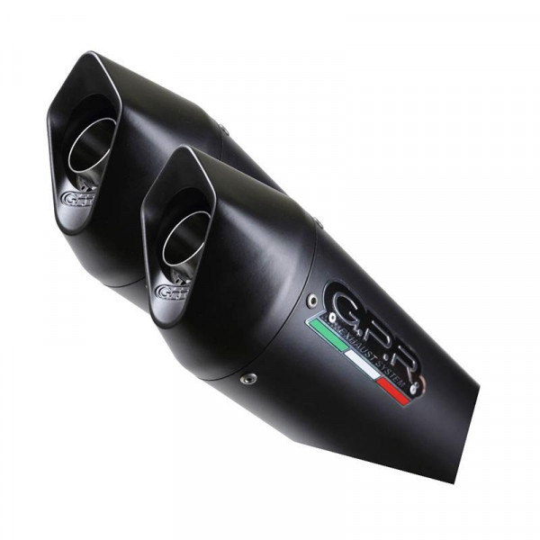 Ktm Lc8 Smt 990 2008-2014, Furore Nero, Dual Homologated legal bolt-on silencers including removable