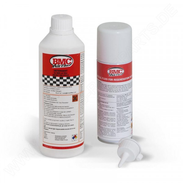 BMC Air Filter Washing Kit (Oil Spray 200ml and Cleaner 500ml)