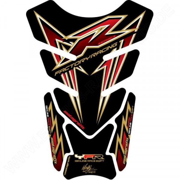 Motografix Yamaha YZF R6 / R1 / R25 / R3 3D Gel Tank Pad Protector TY010RKA