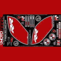 Motografix Fuel Tank Guard Knee Pads fits BMW S 1000 RR 2015-2016 Motografix Fuel Tank Guard Knee Pads fits BMW S 1000 RR 2015-2016