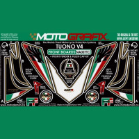 Motografix Stone Chip Protection front Aprilia Tuono V4 NA007TC Motografix Stone Chip Protection front Aprilia Tuono V4 NA007TC
