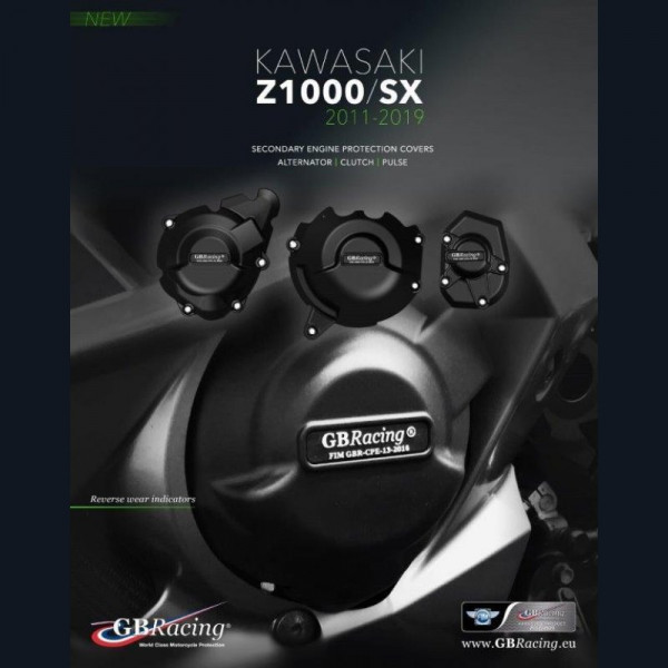 GB Racing Engine Cover Set Kawasaki Z 1000 2010- / Z 1000 SX 2011-