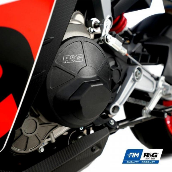 R&G FIM PRO Aluminium Motor Protektor Set Aprilia RS 660 | Tuono 660 2021-2024