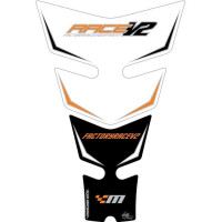 Motografix KTM Race V2 White Factory 3D Gel Tank Pad Protector TKTM01W Motografix KTM Race V2 White Factory 3D Gel Tank Pad Protector TKTM01W