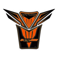 Motografix Yamaha MT-09 Black / Orange 3D Gel Tank Pad Protector TY022KOA Motografix Yamaha MT-09 Black / Orange 3D Gel Tank Pad Protector TY022KOA