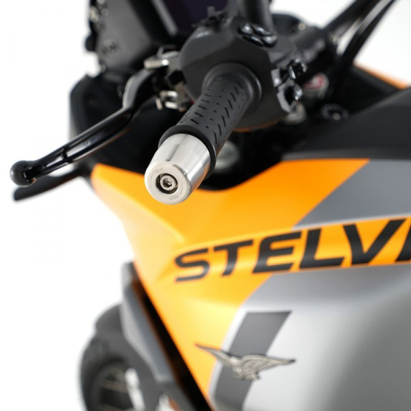 R&G Lenker Protektoren "Edelstahl" Moto Guzzi Stelvio 2024- / V7 Stone 2021-