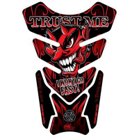 Motografix Trust Me I Wont Go Fast Red / Black 3D Gel Tank Pad Protector ST079R Motografix Trust Me I Wont Go Fast Red / Black 3D Gel Tank Pad Protector ST079R