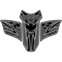 Motografix Triumph Tiger 800 3D Gel Tank Pad Protector TT029KKUJ Motografix Triumph Tiger 800 3D Gel Tank Pad Protector TT029KKUJ