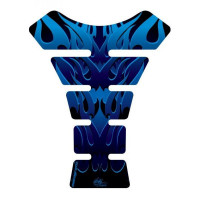 Motografix Tribal Hell Flame Blue 3D Gel Tank Pad Protector ST061B Motografix Tribal Hell Flame Blue 3D Gel Tank Pad Protector ST061B