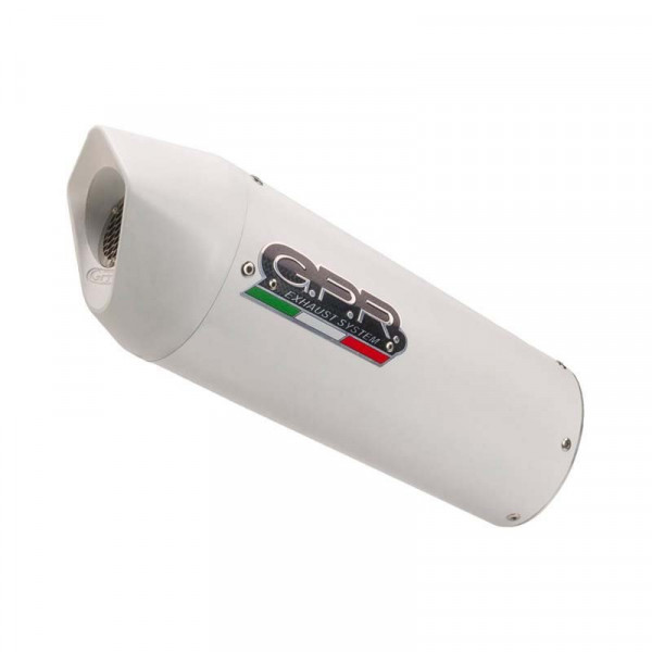 Aprilia Rx 125 2018-2020, Albus Ceramic, Racing slip-on exhaust, including link pipe and removable d