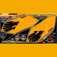 Motografix Fuel Tank Guard Knee Pads Aprilia Tuono V4 KA001Y Motografix Fuel Tank Guard Knee Pads Aprilia Tuono V4 KA001Y