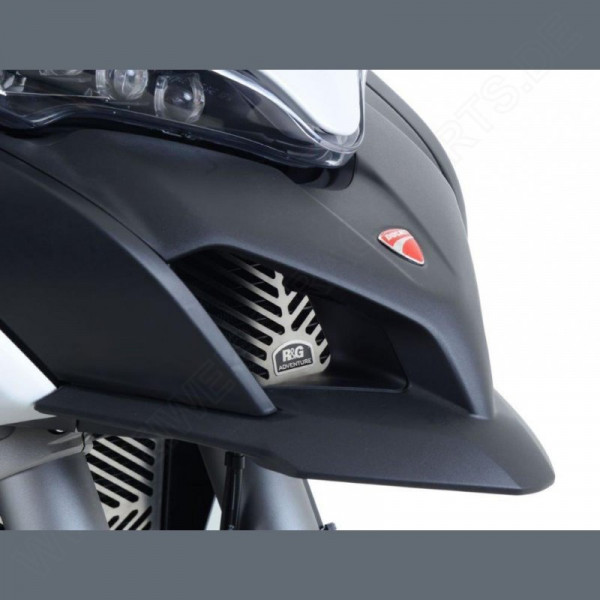 R&G Oil Cooler Guard stainless steel Ducati Multistrada 950 / 1200 / 1260 / Enduro