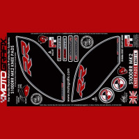 Motografix Fuel Tank Guard Knee Pads fits BMW S 1000 RR 2015-2016 Motografix Fuel Tank Guard Knee Pads fits BMW S 1000 RR 2015-2016