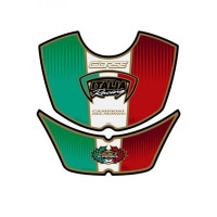 Ducati Corse V90° Motografix 3D Gel Tank Pad Protector TD009TA Ducati Corse V90° Motografix 3D Gel Tank Pad Protector TD009TA