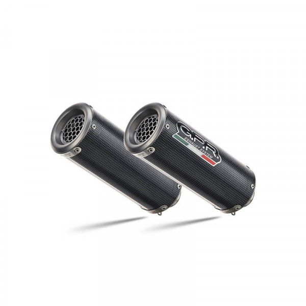 Suzuki Gsx-R 1000 K7 2007-2008, M3 Poppy , Dual Homologated legal slip-on exhaust including removabl