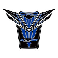 Motografix Yamaha MT-09 Black / Blue 3D Gel Tank Pad Protector TY022KBS Motografix Yamaha MT-09 Black / Blue 3D Gel Tank Pad Protector TY022KBS