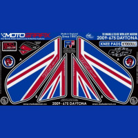 Motografix Fuel Tank Guard Knee Pads Triumph Daytona 675 2009- KT003UJ Motografix Fuel Tank Guard Knee Pads Triumph Daytona 675 2009- KT003UJ