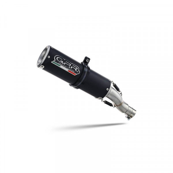 Kawasaki Versys 650 2021-2022, M3 Black Titanium, Racing full system exhaust, including removable db