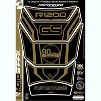 Motografix 3D Gel Tank Pad Protector fits BMW R 1200 GS Motografix 3D Gel Tank Pad Protector fits BMW R 1200 GS